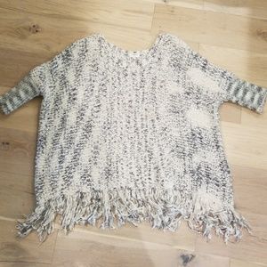 Umgee Oversized Fringe Sweater